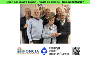 Open/4 Expert. Finale de Comité